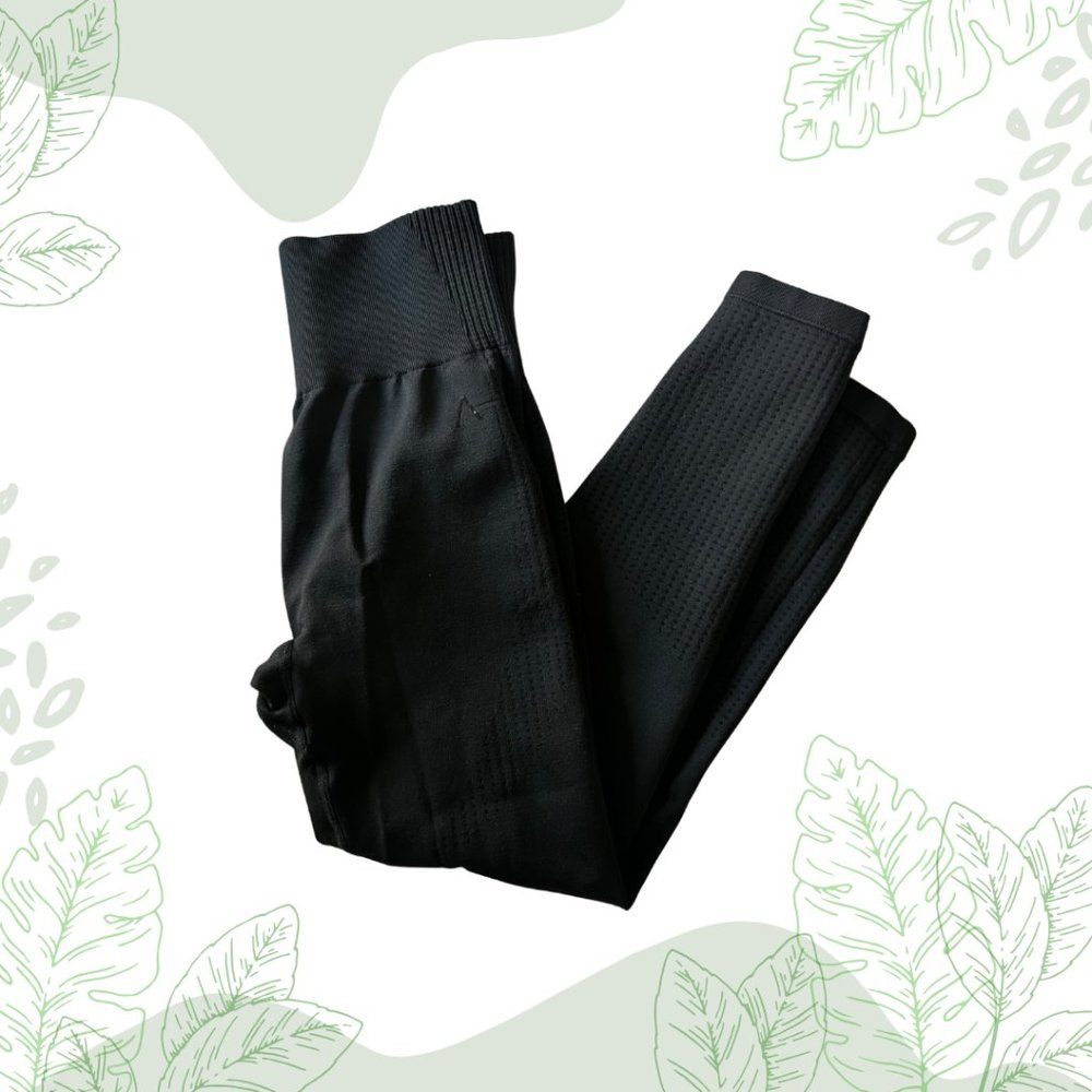 ACTA Black Seamless Leggings (Hi Rise)